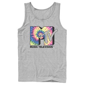 Men's MTV Music Television Tie Dye Logo Tank Top