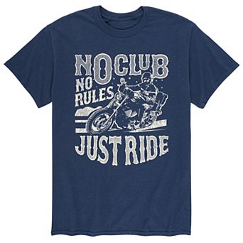 Men's No Club No Rules Just Ride Tee