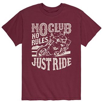 Men's No Club No Rules Just Ride Tee