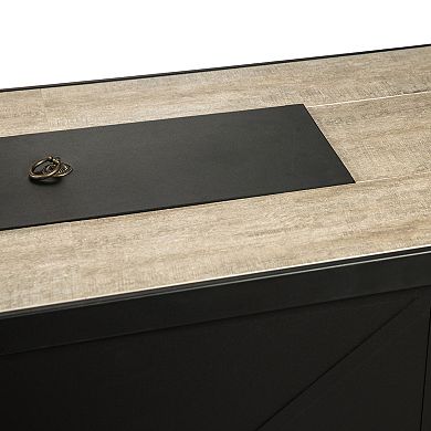 Teamson Home Outdoor Rectangular Propane Fire Pit