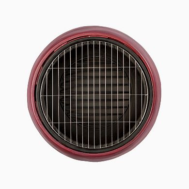 Teamson Home Outdoor Maroon Concrete Wood Burning Fire Pit
