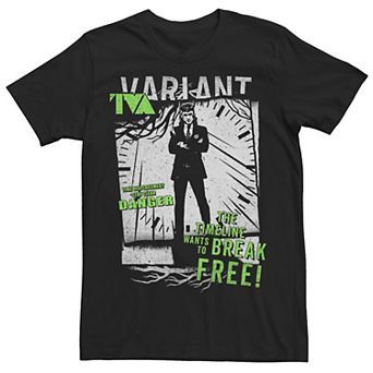 Men's Marvel Loki The Timeline Wants To Break Free! Danger Loki Tee