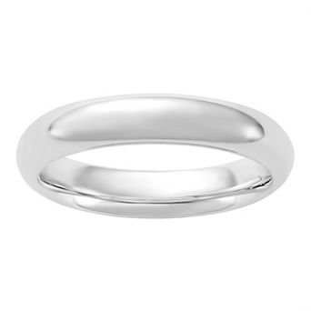 Unisex Platinum Comfort-Fit Wedding Band