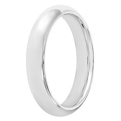 Unisex Platinum Comfort-Fit Wedding Band