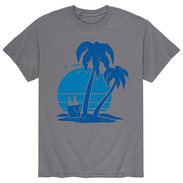 Men's Beach And Beer Tee