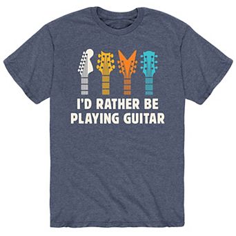 Men's Id Rather Be Playing Guitar Tee