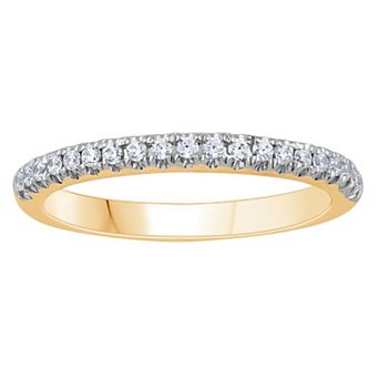 From the Heart 14k Gold 1/6 Carat T.W. Diamond Wedding Band