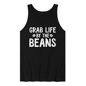 Men's Grab Life By The Beans Tank Top