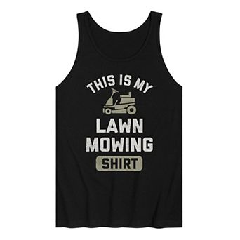 Men's This Lawn Mowing Shirt Tank Top