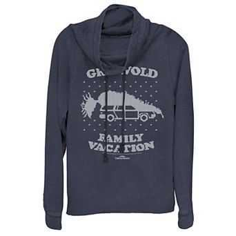Juniors' National Lampoon's Christmas Vacation Griswold Family Cowlneck Sweatshirt