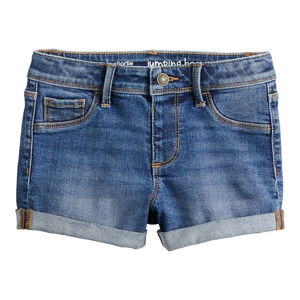 Kohls girls jean hot sale shorts