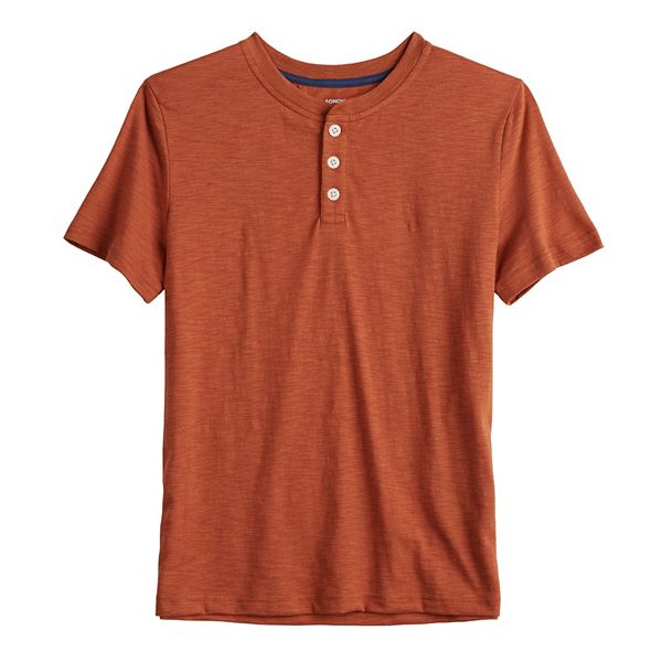 Boys 820 Sonoma Goods For® Life Supersoft Henley in Regular & Husky