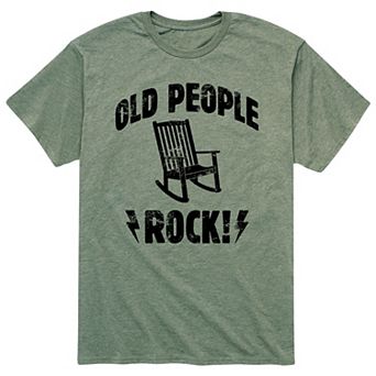 Men's Old People Rock Tee