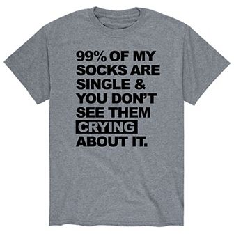 Men's Socks Are Single Tee