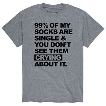 Men's Socks Are Single Tee