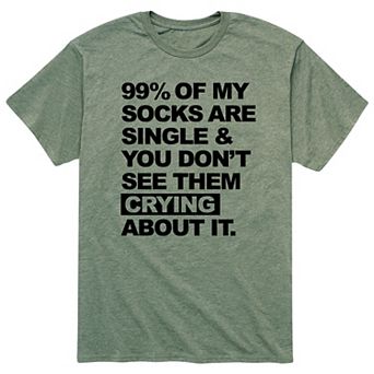 Men's Socks Are Single Tee
