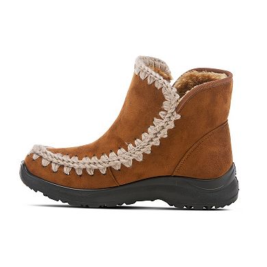 Flexus by Spring Step Tesso Women's Oversized Stitching Ankle Boots