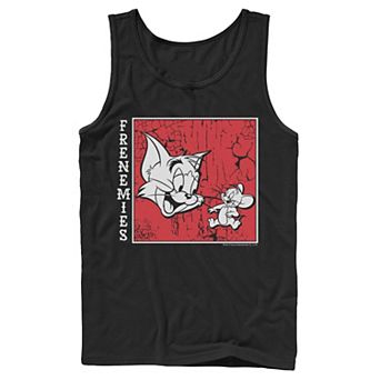 Men's Tom And Jerry Frenemies Street Style Portrait Tank Top