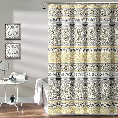 Lush Decor Nesco Stripe Shower Curtain