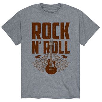 Men's Rock N Roll Guitar Wings Tee