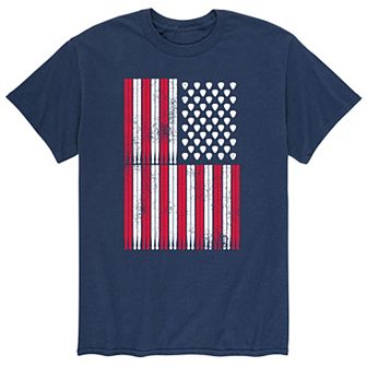 Men's Sticks and Picks Flag Tee