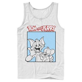 Men's Tom And Jerry Thumbs Up Poster Tank Top