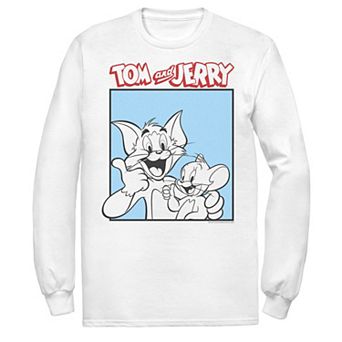 Men's Tom And Jerry Thumbs Up Poster Tee
