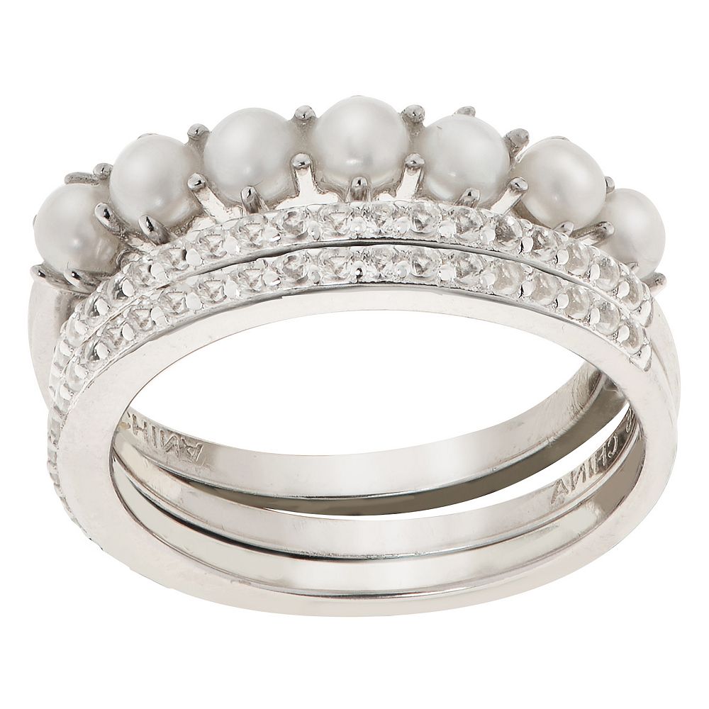 PearLustre by Imperial Freshwater Cultured Pearl & White Topaz ...