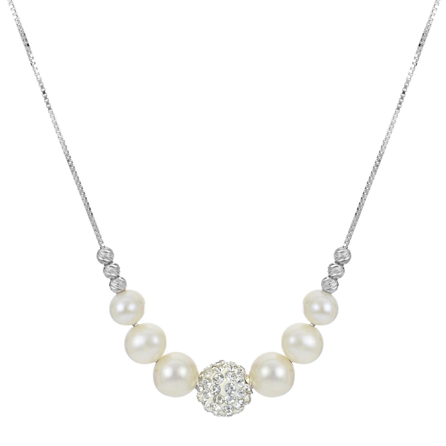 Floating pearl sale necklace kohls