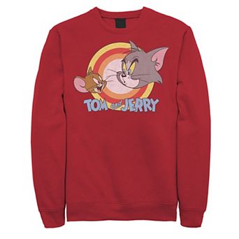 Men's Tom & Jerry Faces And Logo Sweatshirt