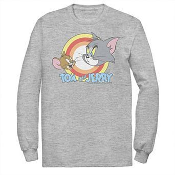 Men's Tom & Jerry Faces And Logo Tee