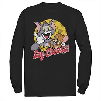 Men's Tom And Jerry Say Cheese Portrait Tee