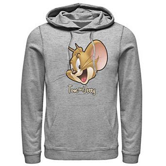 Men's Tom And Jerry Simple Jerry Big Face Hoodie