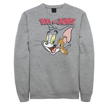 Men's Tom And Jerry Simple Portrait Logo Sweatshirt