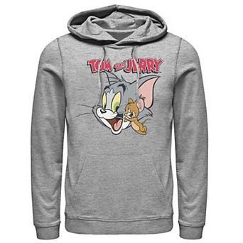 Men's Tom And Jerry Simple Portrait Logo Hoodie