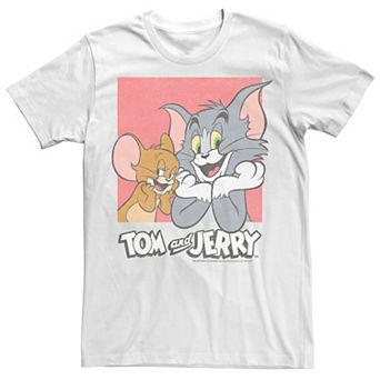 Men's Tom & Jerry Portrait Logo Graphic Tee