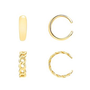 PRIMROSE Sterling Silver Ear Cuff Duo Set