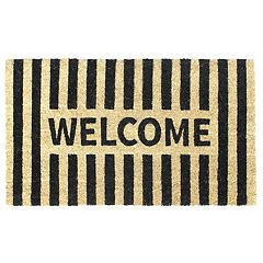 RugSmith Multi Machine Tufted Welcome Pumpkin Doormat, 18'' x 30