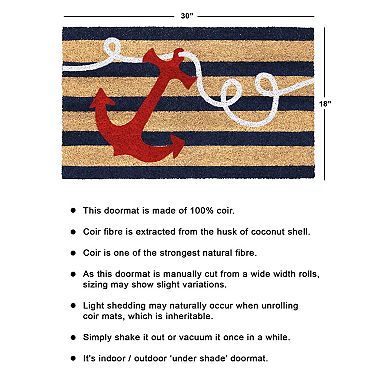 RugSmith Anchor Doormat - 18'' x 30''