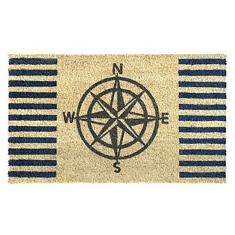 RugSmith Welcome Compass Doormat - 18'' x 30''