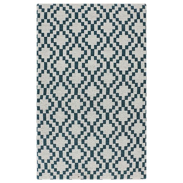 RugSmith Black Trellis Anti-Fatigue Kitchen Mat