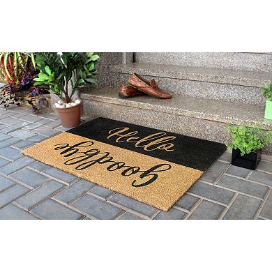 RugSmith Hello Goodbye Reverse Doormat - 24'' x 36''