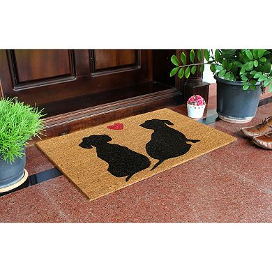 RugSmith Dogs Love Doormat - 18'' x 30''