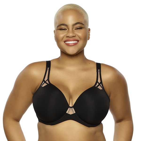Paramour, bra, black with lace trim, size 38D - Helia Beer Co