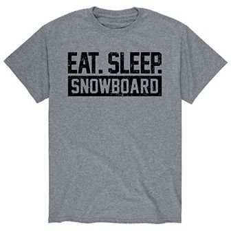 Men's Eat Sleep Snowboard Tee