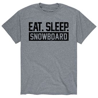 Men's Eat Sleep Snowboard Tee