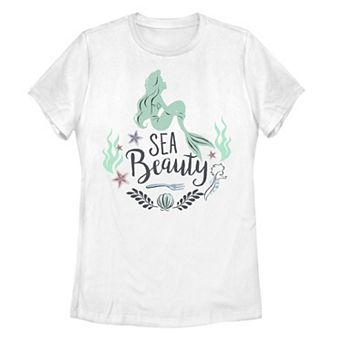 Disney's The Little Mermaid Juniors' Ariel Sea Beauty Collage Tee