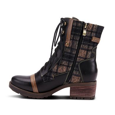 L'Artiste by Spring Step Eguine Women's Combat Boots