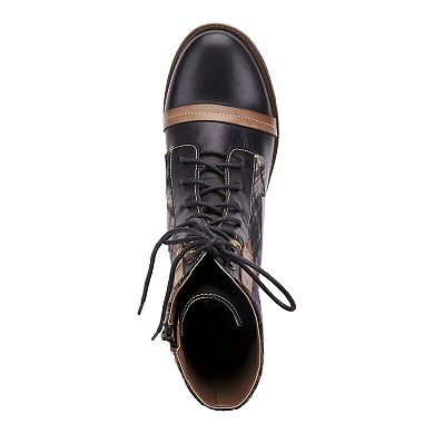 L'Artiste by Spring Step Eguine Women's Combat Boots