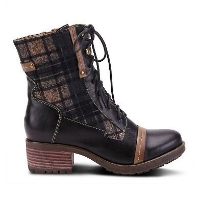 L'Artiste by Spring Step Eguine Women's Combat Boots